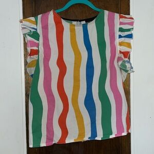 Nooworks Salvation Ruffle Top